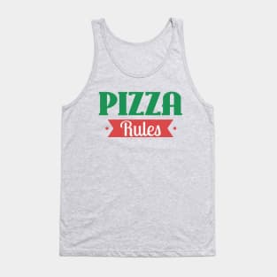 Pizza Rules Tank Top